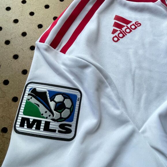 NWOT Adidas New York Redbull MLS Soccer Jersey USA Patches Logo Small Men - Picture 5 of 14